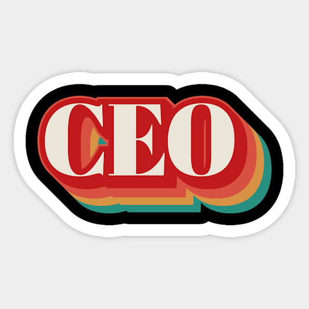 CEO Sticker by n23tees